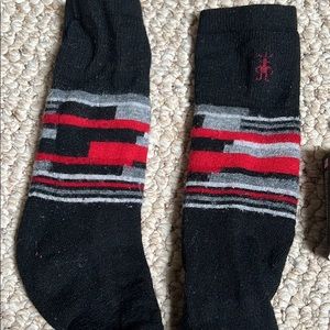 Smartwool Kids Wintersport socks. Shins cushioned for ski boot comfort